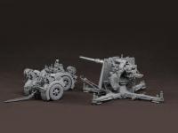 German Flak 36 88Gun w/6 Figure Limited Edition Metal Box (Vista 20)