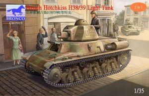 French Hotchkiss H38/39 Light Tank  (Vista 1)