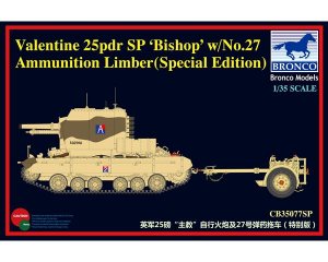 Valentine SPG 'Bishop' w/ No.27 Limber  (Vista 1)