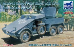 Armored Krupp Protze Kfz.69 with 3.7cm P  (Vista 1)