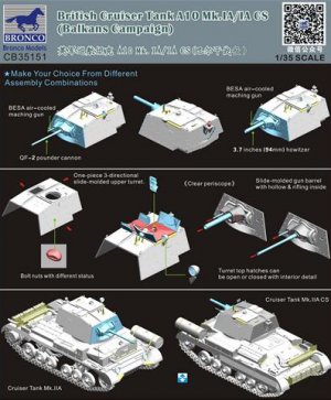 Cruiser Tank Mk.IIA/IIA CS A10 Mk.IA/IA   (Vista 6)