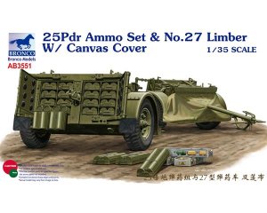 25pdr Ammo set & No.27 Limber w/ Canvas   (Vista 1)