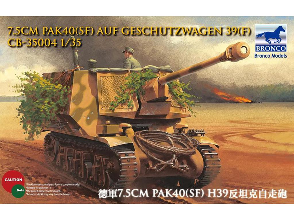 German 7.5cm PaK40 Auf GW H38/39 (Vista 1)