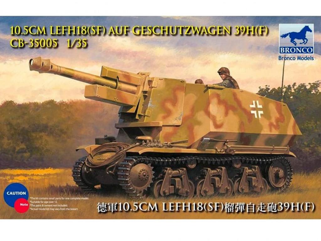 10,5cm leFH18(SF) auf Geschutzwagen 39H (Vista 1)