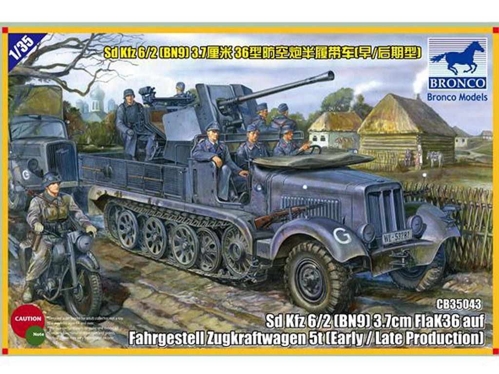 Sd.kfz 6/2 5t 3.7cm Flak36 half-track ( (Vista 1)