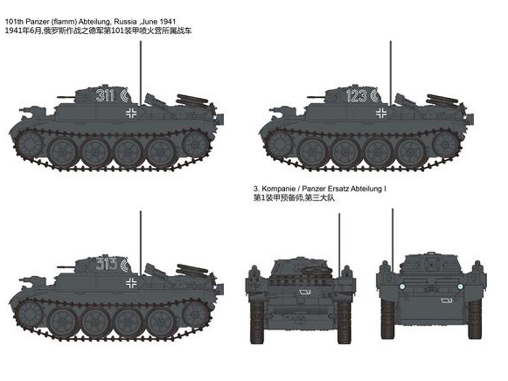 Panzerkampfwagen II Flamm Ausf.E (Vista 2)