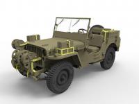 British Recce and Signals Light Truck (2 Kits ) with Crews (Vista 12)