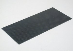 Placa fibra carbono 140x62x1mm.  (Vista 1)