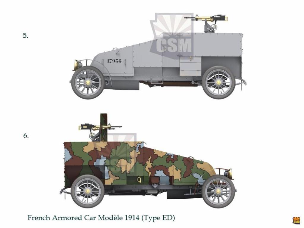 French Armoured Car Model 1914 (Vista 10)