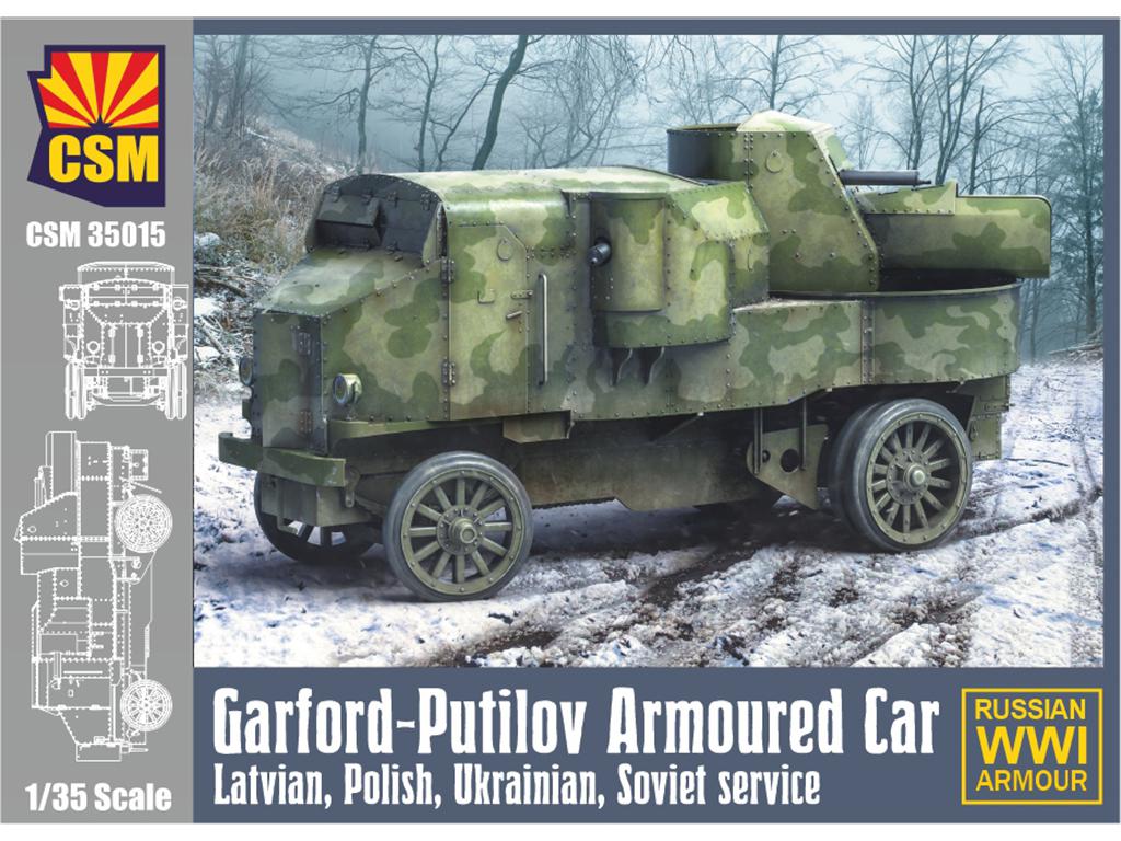 Garford-Putilov Armoured Car, Latvian, Polish, Ukrainian, Soviet Service (Vista 1)