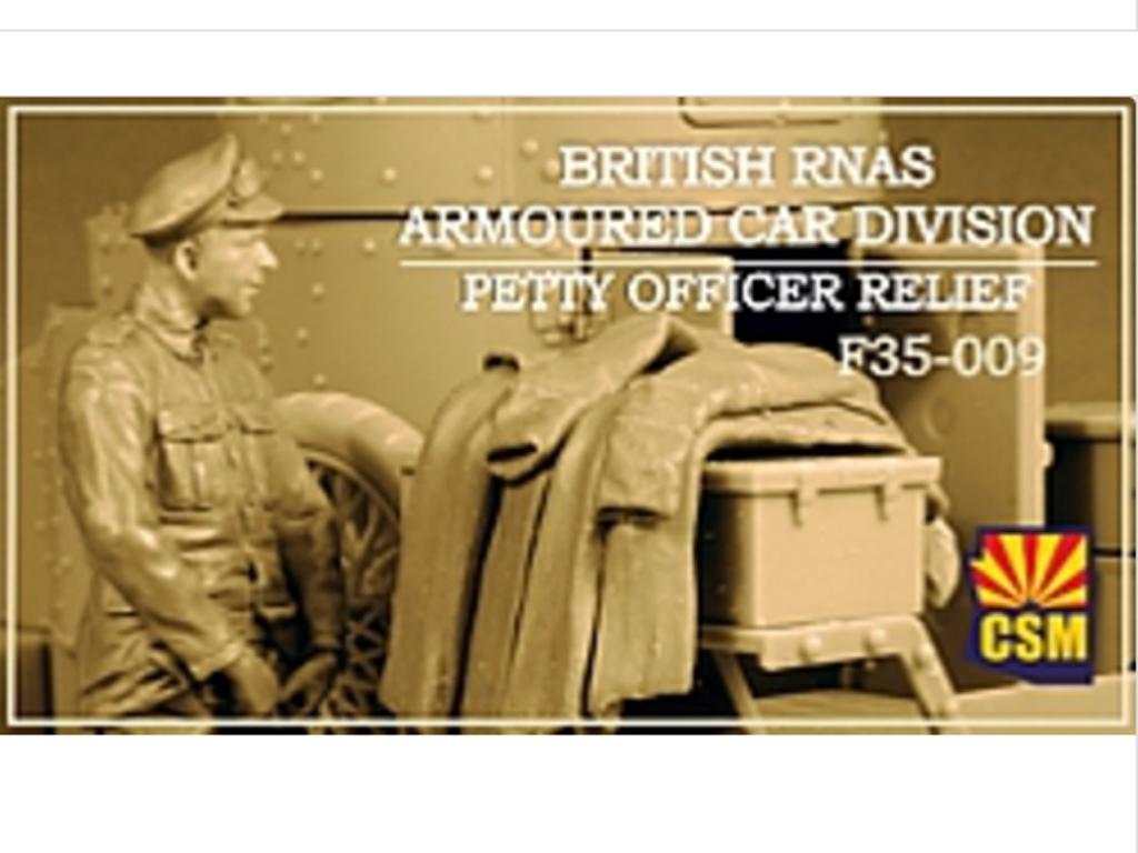 British RNAS Armoured Car Division Petty Officer Relief (Vista 1)