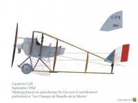 CAUDRON G.III French WWI biplane (Vista 12)