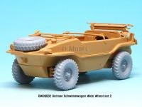 Juego de ruedas anchas Schwimmwagen alemán 2 (Vista 10)
