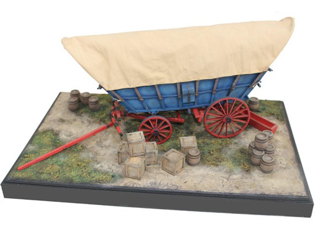 Diorama Oeste Conestoga Wagon (Vista 1)