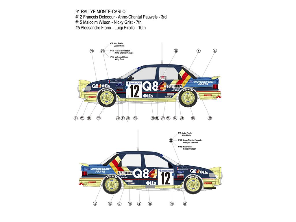 Ford Sierra Cosworth 4x4 Rally Monte Carlo 1991 (Vista 14)