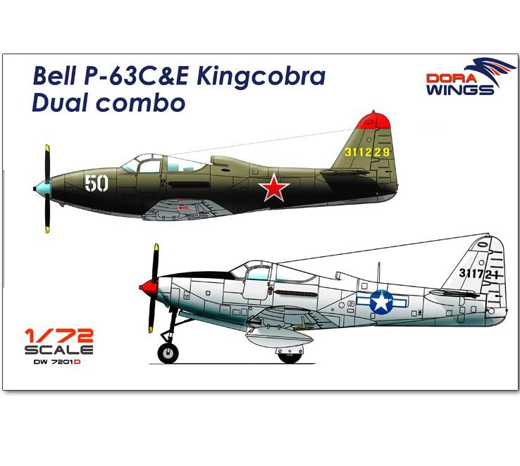 Bell P-63C&E Kingcobra Dual combo (Vista 1)