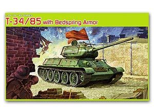 T-34/85 con rejillas de blindaje - Ref.: DRAG-6266