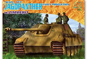 Jagdpanther  inicial con Zimmerit  (Vista 1)