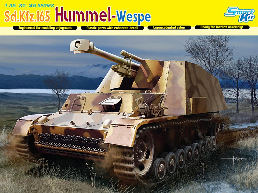 Autopropulsado alemán Sd.Kfz.165 Hummel- (Vista 1)