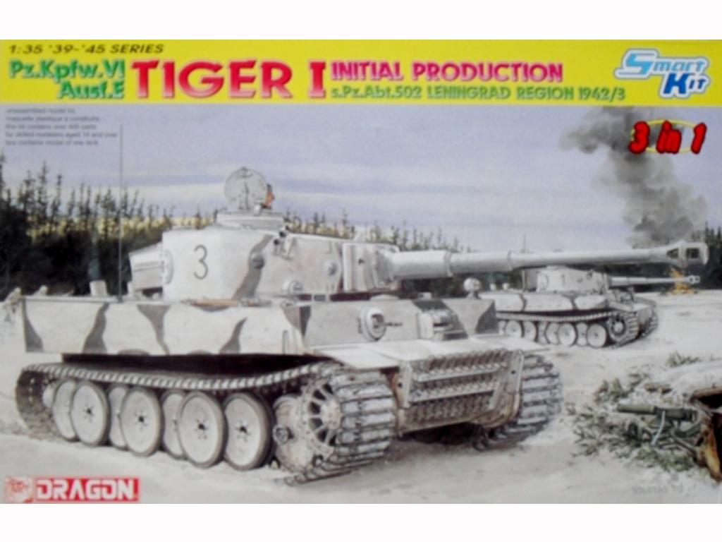 Tiger I Earliest Type 502th Battalion  (Vista 1)