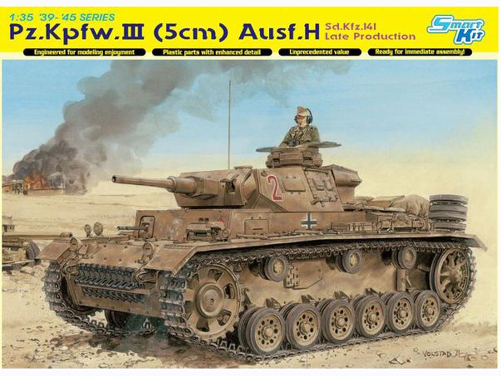 Sd.Kfz.141 Pz. Kpfw.III (5cm) Ausf. H, L (Vista 1)