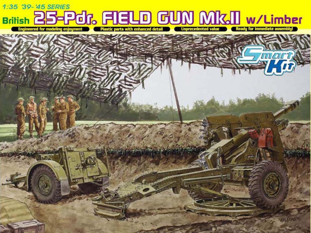 British 25-Pdr. Field Gun Mk.II w/Limber (Vista 1)