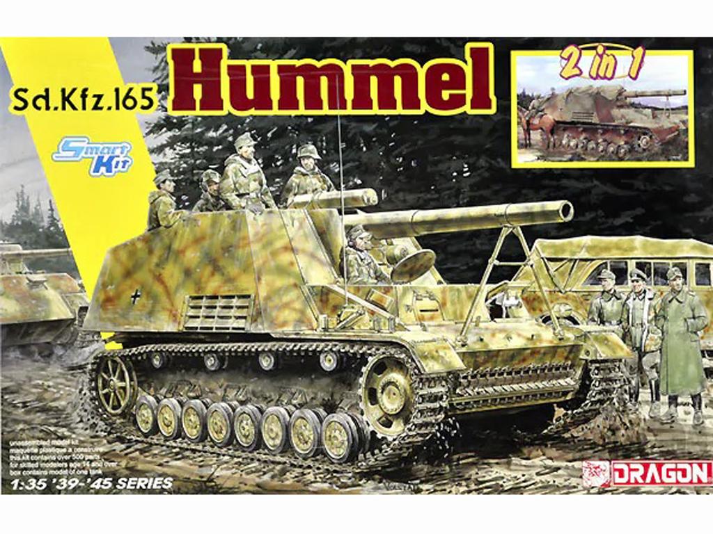 Sd.Kfz.165 Hummel versión inicial o final (Vista 1)