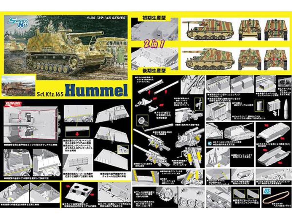 Sd.Kfz.165 Hummel versión inicial o final (Vista 2)