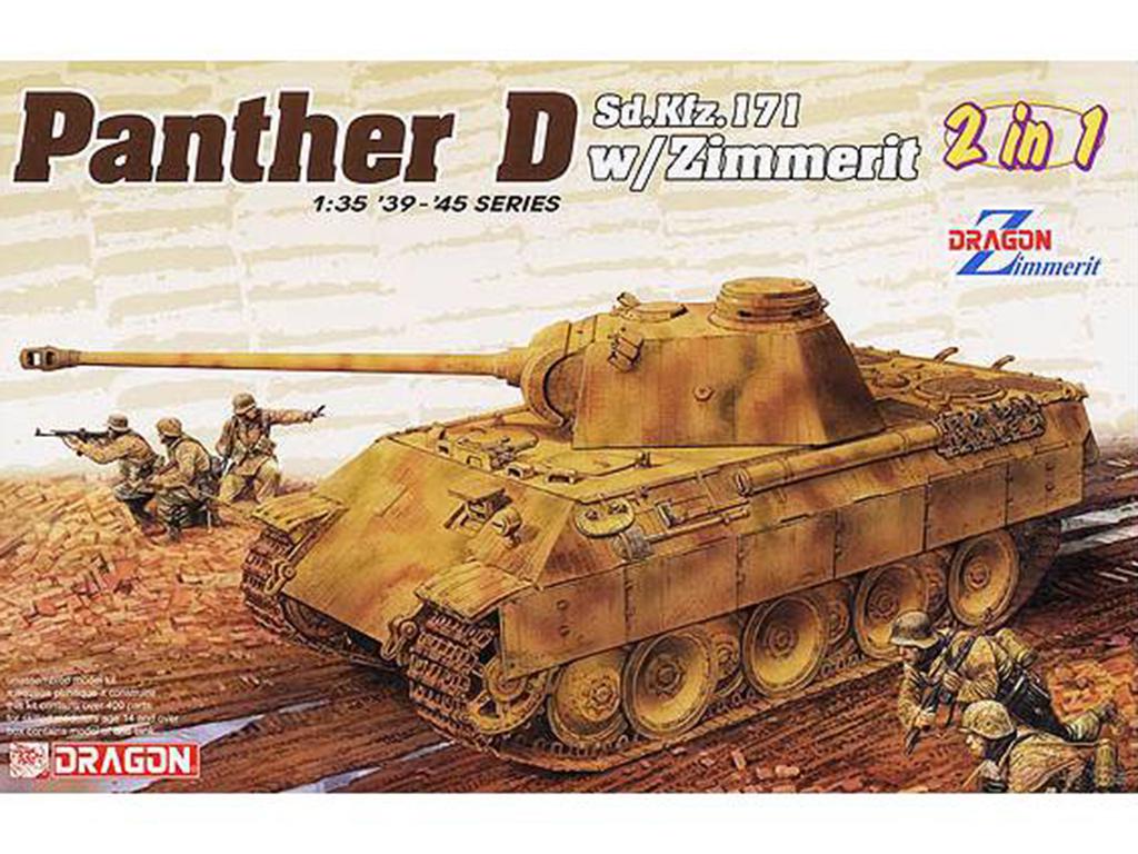 Panther D con zimmerit (Vista 1)