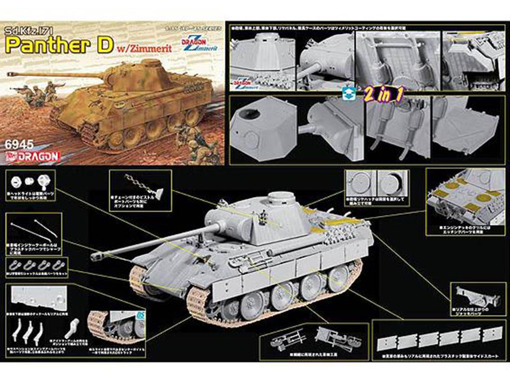 Panther D con zimmerit (Vista 2)