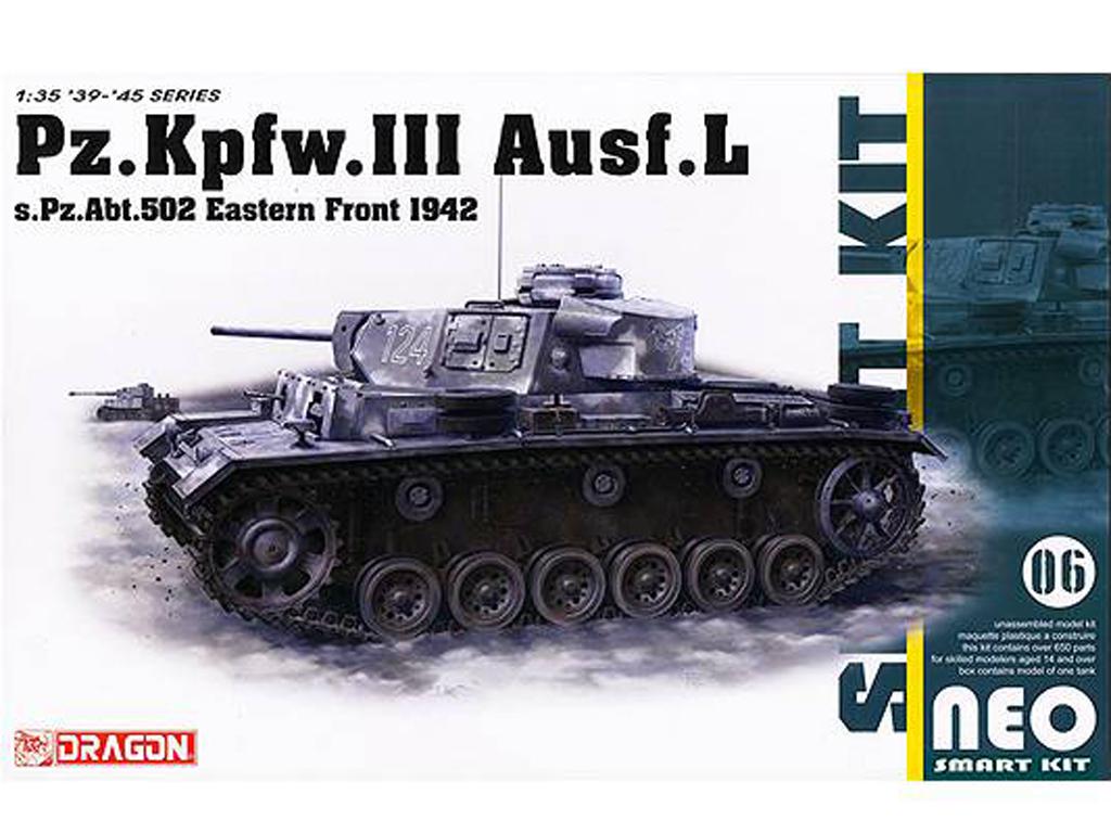 Pz.Kpfw.III Ausf.L s.Pz.Abt.502 Leningrad 1942/43  (Vista 1)