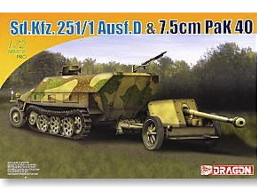 Sd.Kfz.251/1 Ausf.D w/7.5cm PaK 40 (Vista 1)