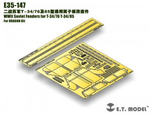 Soviet Fenders for T-34/76 T-34/85  (Vista 3)