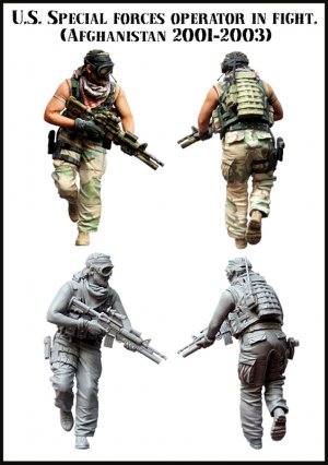U.S. Special forces operator in fight  (Vista 2)