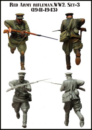 Soviet soldier in fight (1941-1943) Set-  (Vista 2)