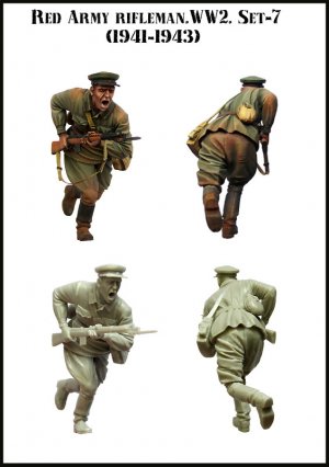 Soldado Sovietico Cargando 1941-43  (Vista 2)