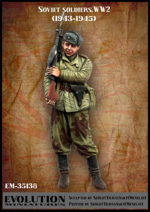 Soldado Soviético en reposo 1943-1945  (Vista 1)