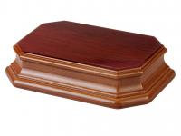 Peana Octogonal Rectangular Roble Natural (Vista 4)