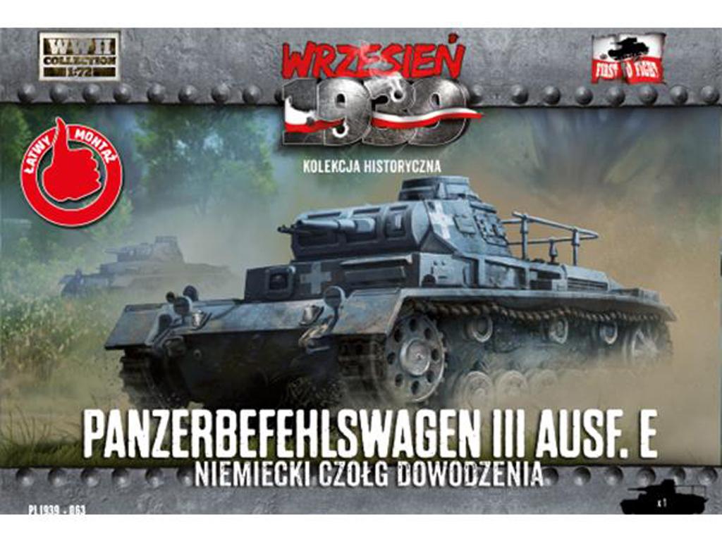 Panzerbefehlswagen III Ausf. E (Vista 1)