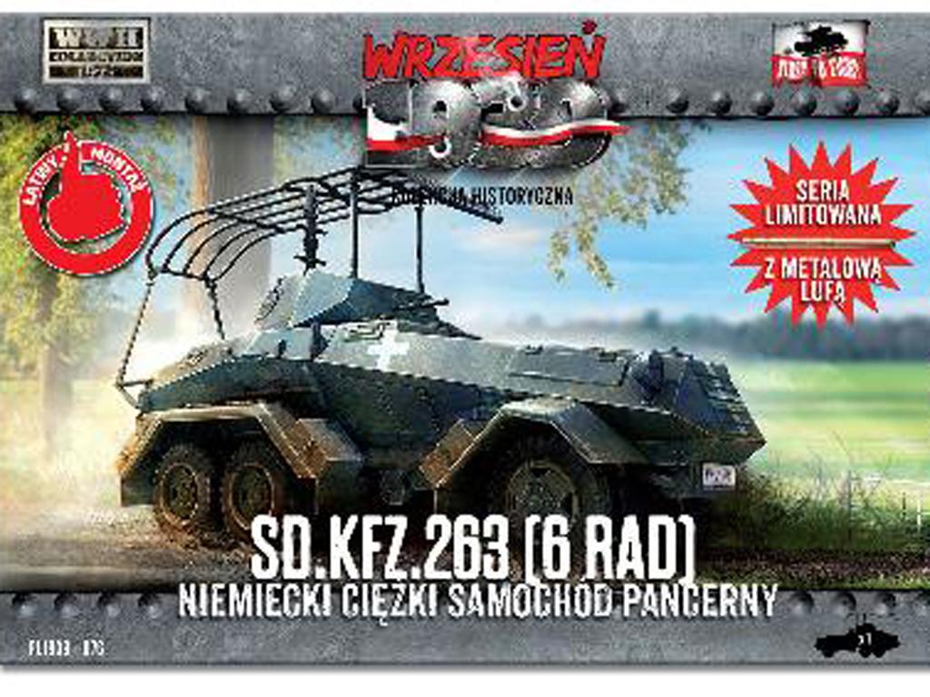 Sd.Kfz 263 6-RAD - Vehículo blindado pesado de reconocimiento alemán - 1939 (Vista 1)