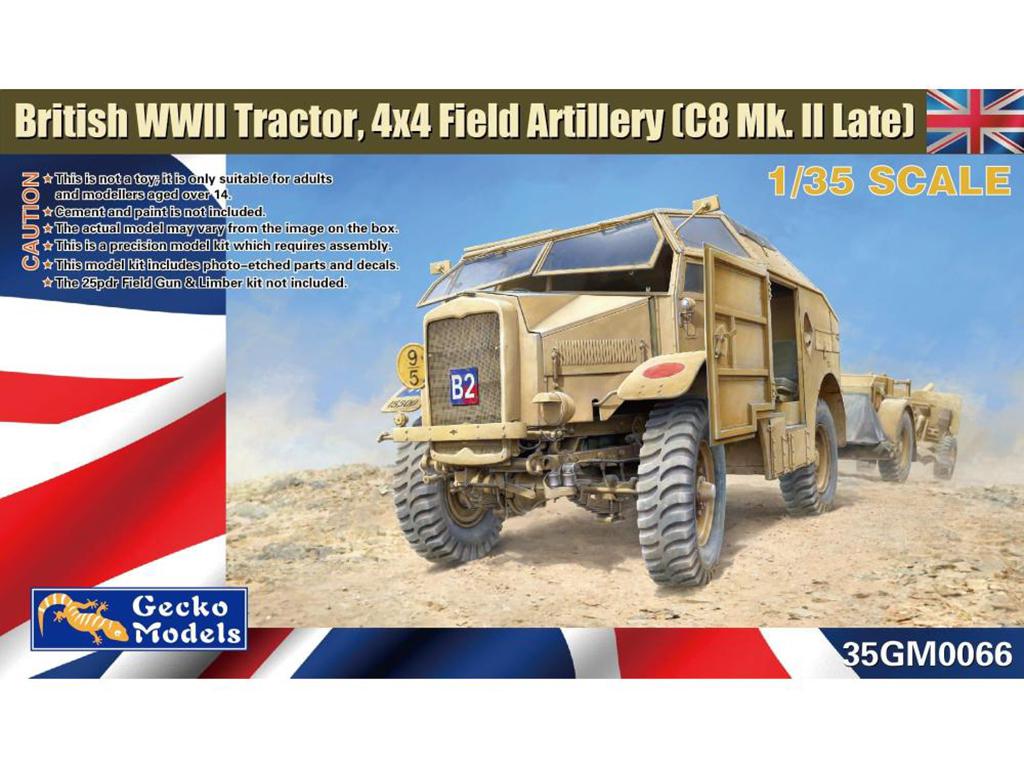 British WWII Tractor, 4x4 Field Artillery (Vista 1)
