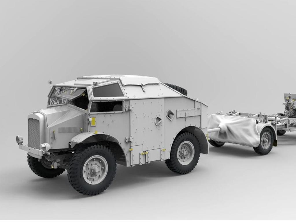 British WWII Tractor, 4x4 Field Artillery (Vista 2)