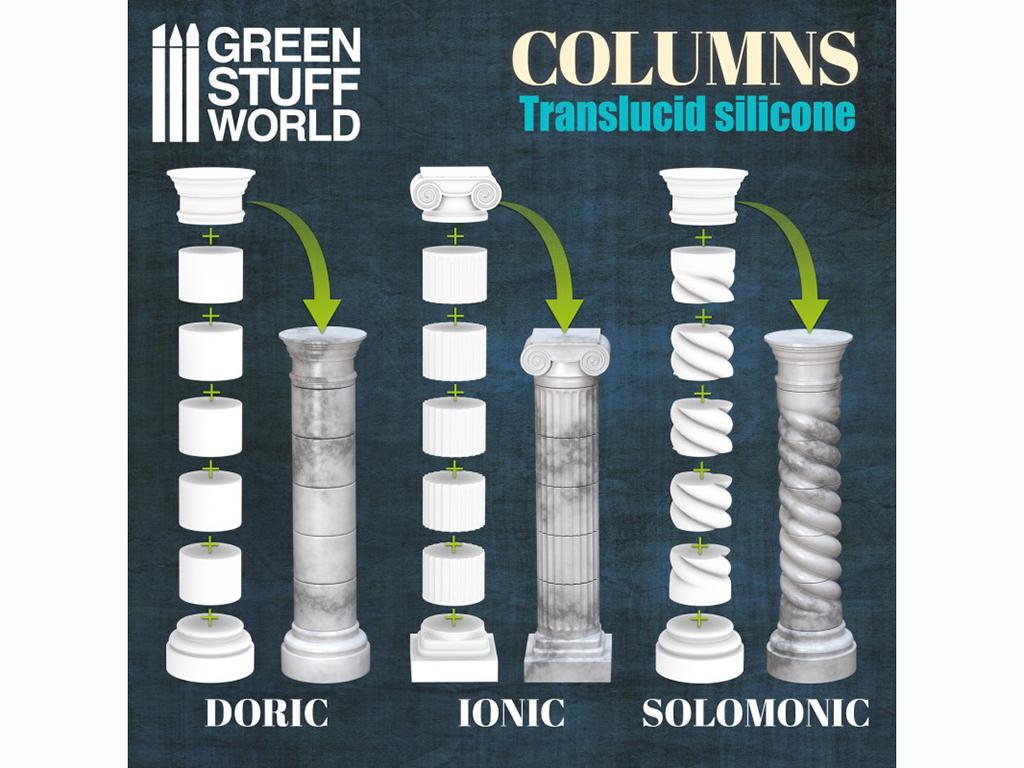 Moldes de Silicona Columnas (Vista 3)