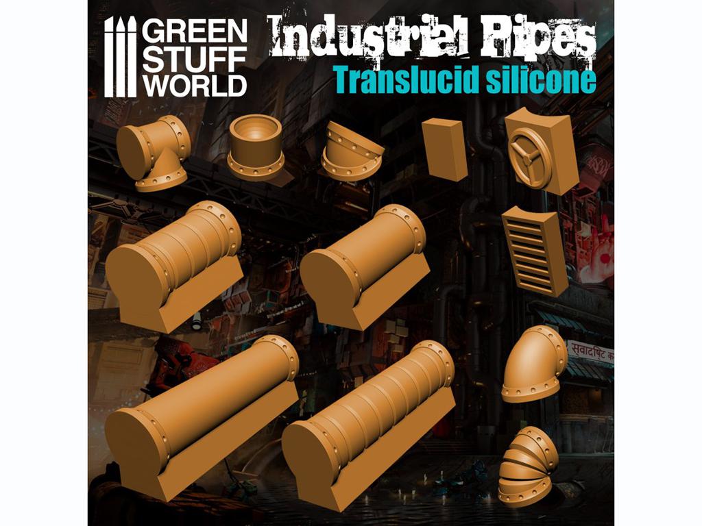 Moldes de Silicona Tuberías Industriales (Vista 3)