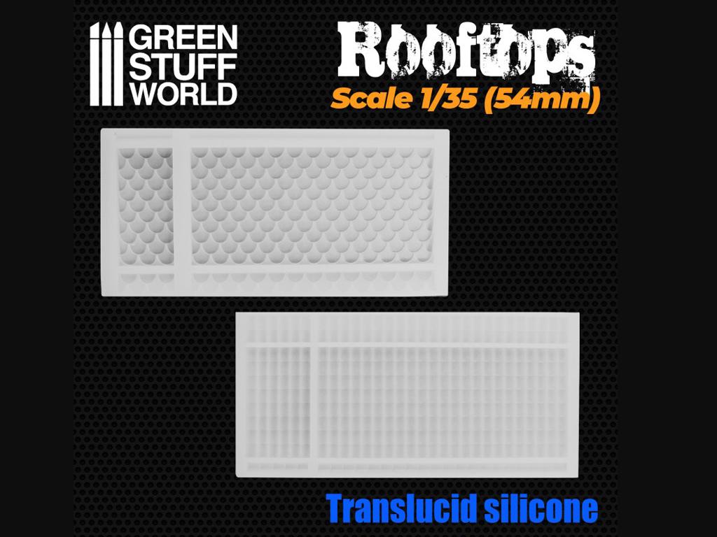 Moldes de Silicona Tejados  (Vista 2)