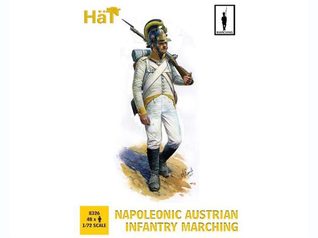 Infantería Austriaca Napoleónica marchando (Vista 1)