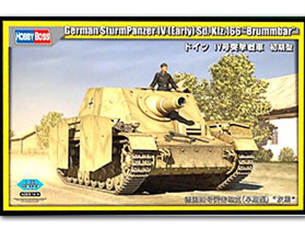 SturmPanzer IV inicial Sd.Kfz.166 Brummbär (Vista 1)