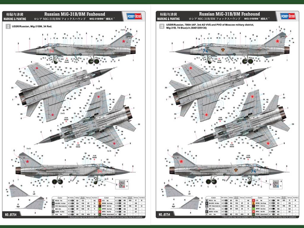 Russian Mig-31 B/BM Foxhound (Vista 3)
