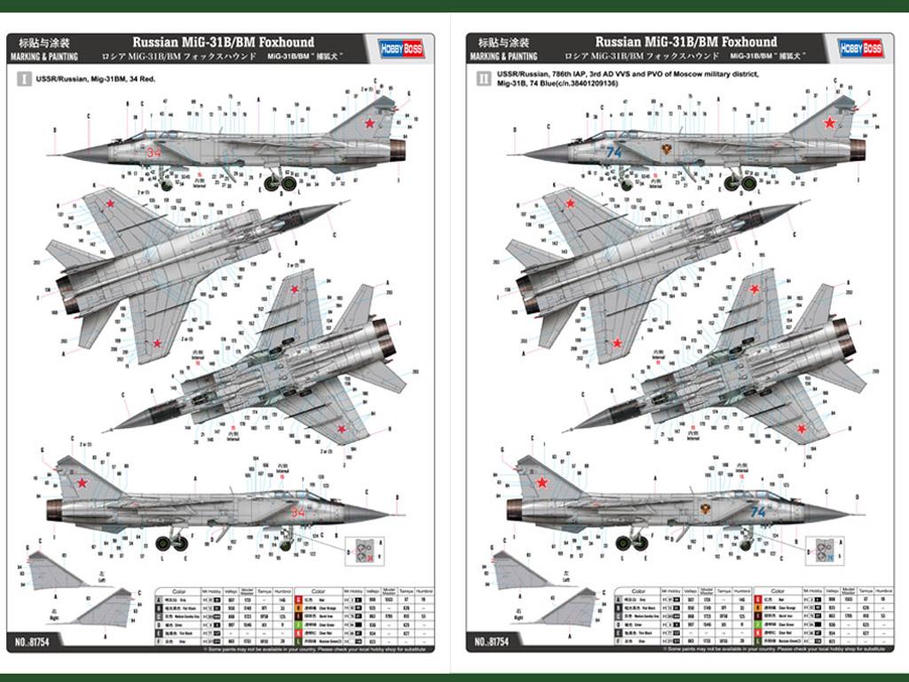 Russian Mig-31 B/BM Foxhound (Vista 3)