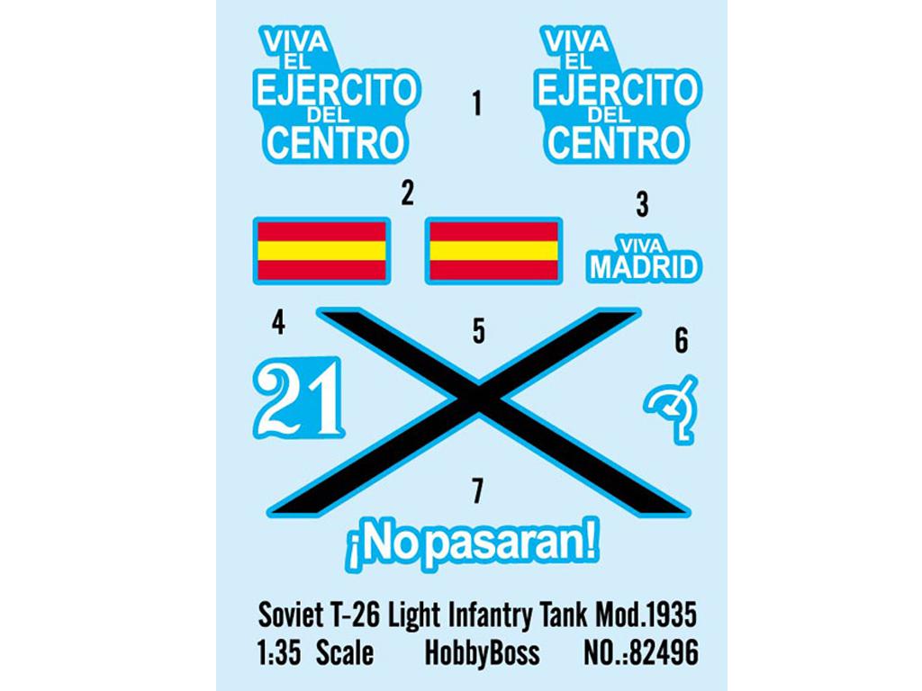 Soviet T-26 Light Infantry Tank Mod.1935 (Vista 2)